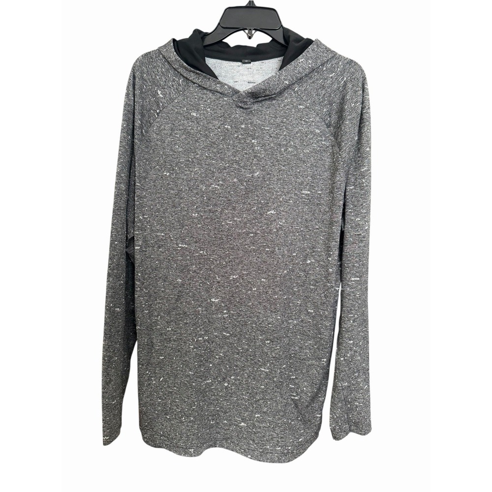 Lululemon Hoodie Mens XL Gray Space Dye Fresh Form Performance Heather #JJJ5-3